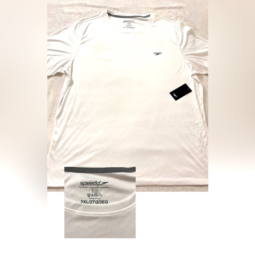 ✨Host Pick✨Speedo Men's Classic White Tee